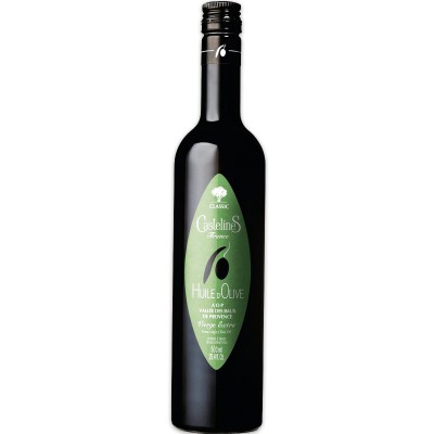 Huile d'olive française DOP Vallée des Baux CASTELINES Fruité Vert 500 ml