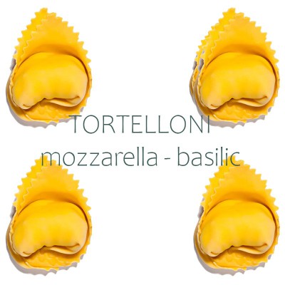 Pâtes fraîches Mozzarella et Basilic