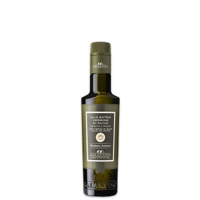 Huile d'olive des Pouilles italienne Galantino DOp Terra di Bari petite bouteille verre