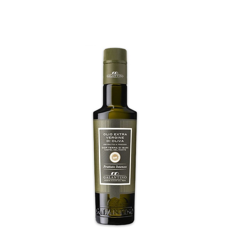 Quai des Oliviers - Huile d'olive des Pouilles italienne Galantino DOp Terra di Bari petite bouteille verre