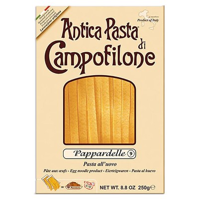 Pappardelle de Campofilone pâtes italiennes aux oeufs