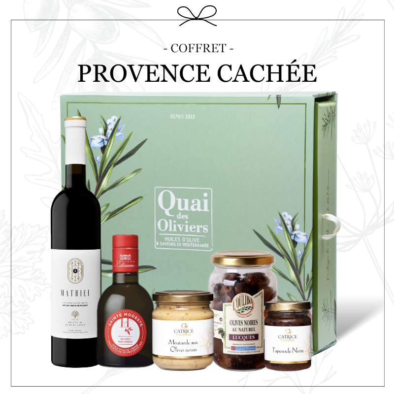 Quai des Oliviers - Coffret cadeaux produits de Provence panier garni