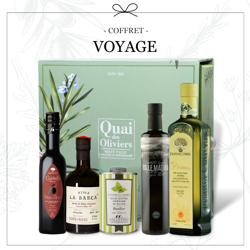 Quai des Oliviers - Coffret cadeau huiles d'olive d'exception