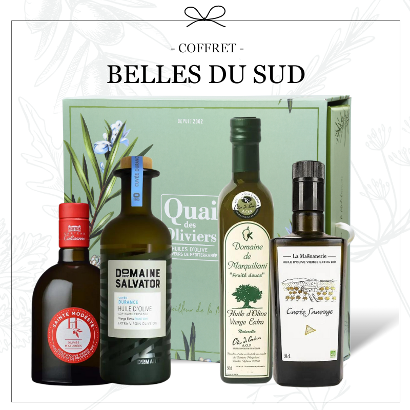 Quai des Oliviers - Coffret huiles d'olive de France