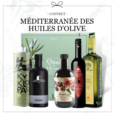 Quai des Oliviers Les plus belles huiles d'olive de Méditerranée en coffret à offrir 3