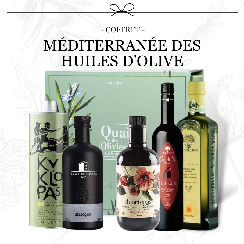 Quai des Oliviers - Les plus belles huiles d'olive de Méditerranée en coffret à offrir
