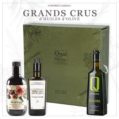 Quai des Oliviers - Coffret huiles d'olive haut de gamme
