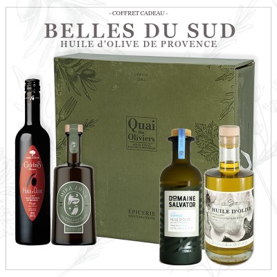 Quai des Oliviers - Coffret d'huiles d'olive de Provence