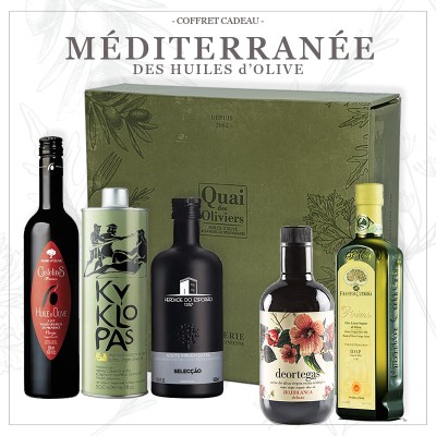 Quai des Oliviers - Coffret cadeau huiles d'olive haut de gamme