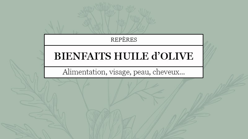 Huile d'olive : bienfaits pour la santé, le visage, la peau, les cheveux...